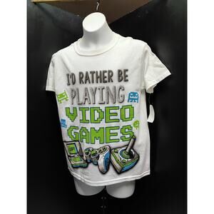 Video Game Shirt Size Youth Small "I'D rather be playing Video Games" $29.00 Val